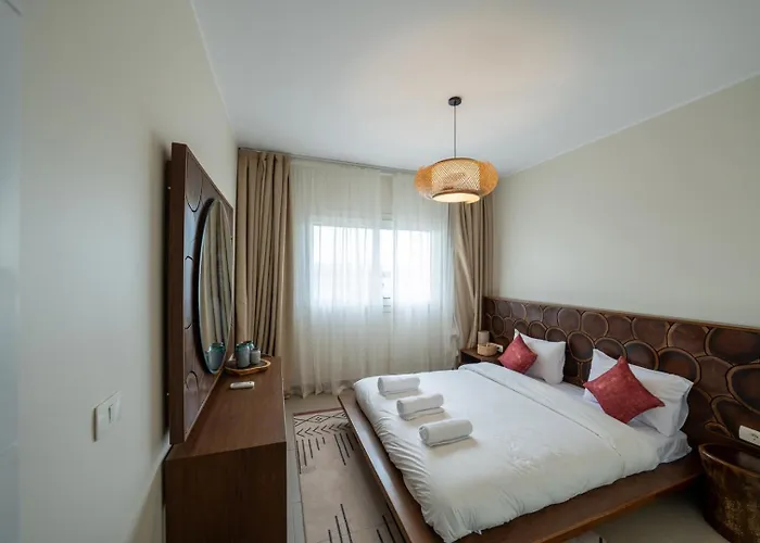 Joubal 2br • Floor Lagoon View شقة الغردقة